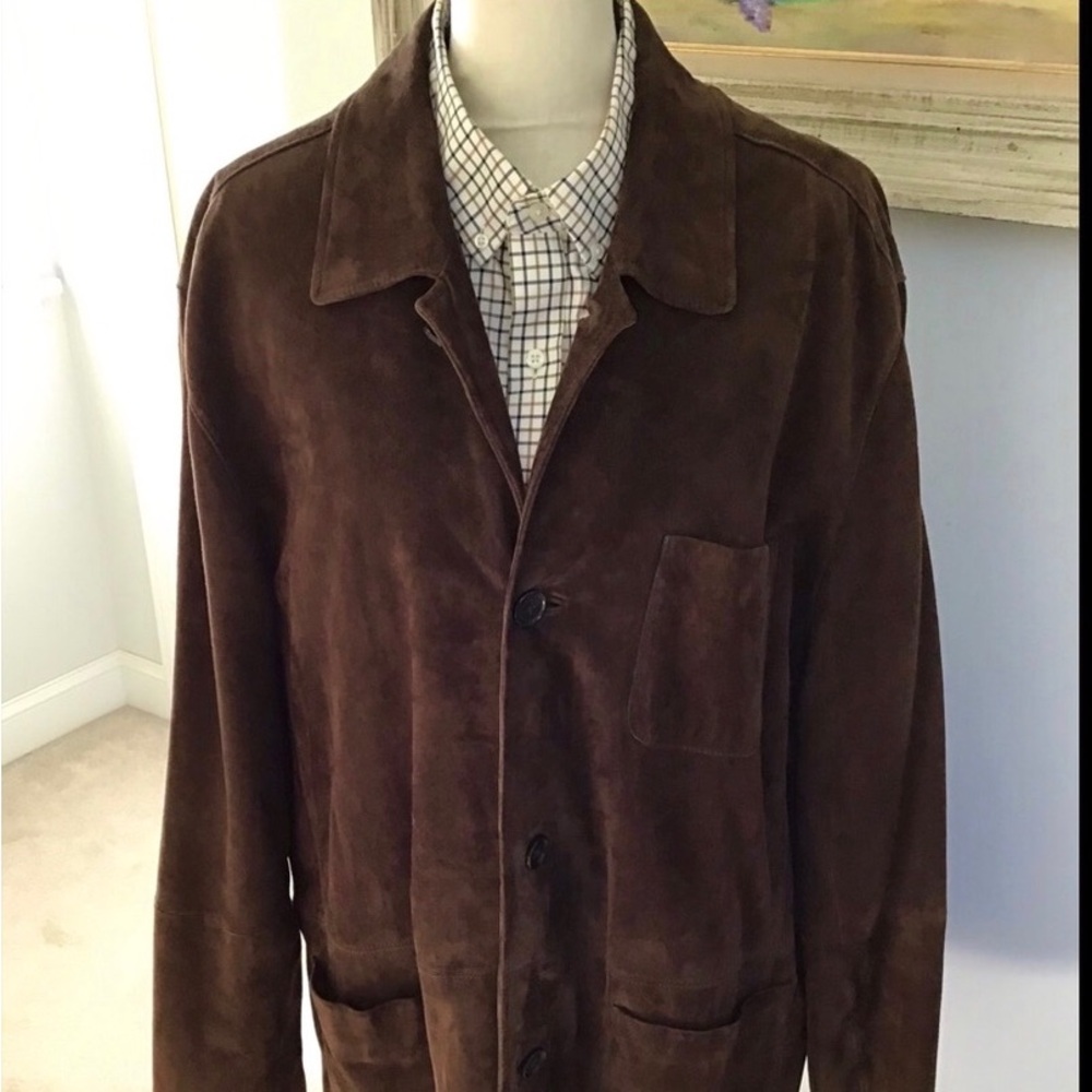 Brooks Brothers Luxury Leather Suede Field Jacket